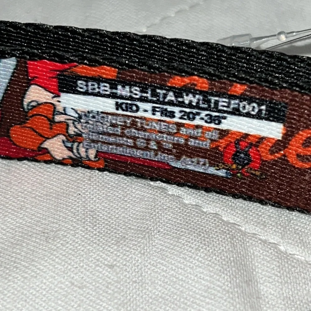 Buckle Down Kids Elmer Fudd Seatbelt Belt NWT